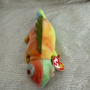 TY Beanie Baby - IGGY the Iguana (tye-dyed w/ spikes) Beautiful Colors